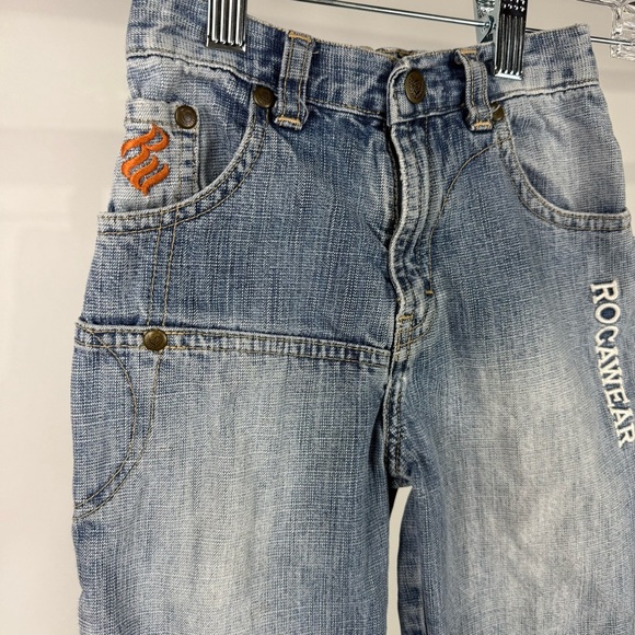 Y2K Rocawear Boys Denim  Baggy Streetwear Jeans Size 18M - Picture 2 of 10
